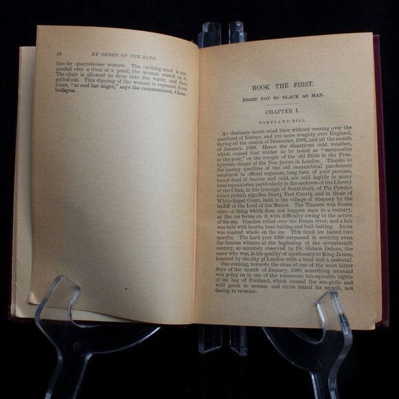 Antique "By Order Of The King" By Victor Hugo Hardcover Book - Picture 3 of 6